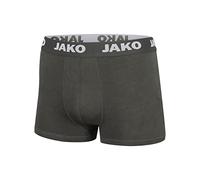 JAKO – Lot de 2 boxers Basiques Homme Anthracite Taille L