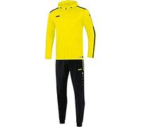 JAKO M9419 Striker 2.0 Survêtement pour enfant en polyester avec capuche Jaune fluo/noir Taille 152