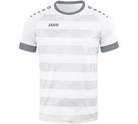 JAKO - Maillot Celtic Melange (Manches Courtes), Mixte, Blanc/Gris Pierre, XXL