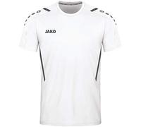 JAKO - Maillot Challenge (Manches Courtes), Mixte, Blanc/Anthra Clair, S
