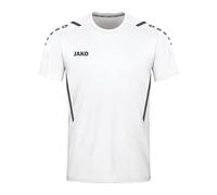 JAKO - Maillot Challenge (Manches Courtes), Mixte, Blanc/Anthra Clair, XXL