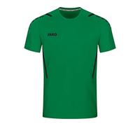 JAKO - Maillot Challenge (Manches Courtes), Mixte Enfant, Vert Sport/Noir, 152