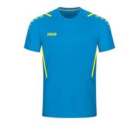 JAKO - Maillot Challenge (Manches Courtes), Mixte, Jako Bleu/Jaune Fluo, M