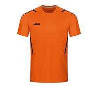 JAKO - Maillot Challenge (Manches Courtes), Mixte, Orange Fluo/Noir, 3XL