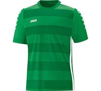 Jako Maillot de Football Manches Courtes pour Enfant, Taille 152, Vert Sport/Blanc