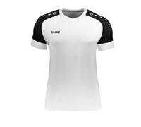 Jako Maillot de Football Manches Courtes pour Homme, Taille M, Blanc/Noir