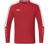 JAKO - Maillot De Gardien Power (Manches Longues), Mixte Enfant, Rouge, 128