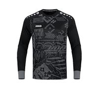 JAKO - Maillot De Gardien Tropicana (Manches Longues), Mixte Enfant, Noir/Anthracite, 128