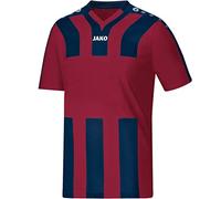 Jako Maillot de Sports Manches Courtes pour Enfant, Taille 128, Bordeaux/Navy