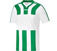 Jako Maillot de Sports Manches Courtes pour Enfant, Taille 152, Blanc/Vert Sport