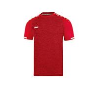 Jako Maillot de Sports Manches Courtes pour Homme, Taille 2XL, Rouge Sport Mélange/Blanc