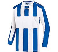 Jako Maillot de Sports Manches Longues pour Enfant, Taille 116, Blanc/Royal Sport