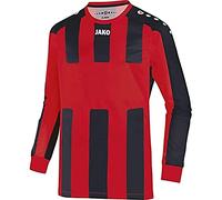 Jako Maillot de Sports Manches Longues pour Enfant, Taille 164, Rouge Sport/Noir