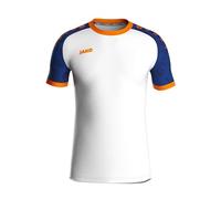 JAKO Maillot Iconic, Blanc/Jaune Sportif/Orange Fluo, s Homme