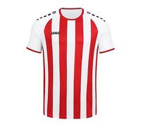 JAKO - Maillot Inter (Manches Courtes), Mixte, Blanc/Rouge Sport, L
