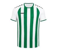 JAKO - Maillot Inter (Manches Courtes), Mixte, Blanc/Vert Sport, XL