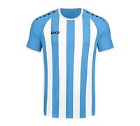 JAKO - Maillot Inter (Manches Courtes), Mixte, Bleu Ciel/Blanc, XL