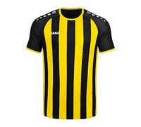 JAKO - Maillot Inter (Manches Courtes), Mixte, Noir/Citro, XL