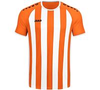 JAKO - Maillot Inter (Manches Courtes), Mixte, Orange Fluo/Blanc, XL