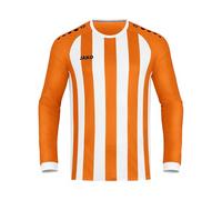 JAKO - Maillot Inter (Manches Longues), Mixte Enfant, Orange Fluo/Blanc, 116