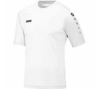 JAKO - Maillot Manches Courtes Team, Mixte, Blanc, S