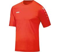 JAKO - Maillot Manches Courtes Team, Mixte, Flamme, XXL