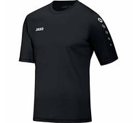 JAKO - Maillot Manches Courtes Team, Mixte, Noir, L