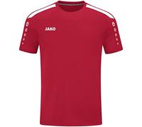 JAKO - Défi des T-Shirts, Mixte, Marbré De Noir/Rouge, XL