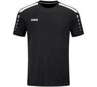 JAKO - Maillot Power (Manches Courtes), Mixte, Noir, 4XL