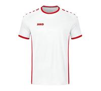 JAKO - Maillot Primera (Manches Courtes), Mixte Enfant, Blanc/Rouge Sport, 128