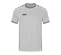 JAKO - Maillot Primera (Manches Courtes), Mixte, Gris Doux/Gris Pierre, L