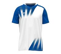 JAKO Maillot Unisexe Vintage à Manches Courtes, Blanc/Royal, M