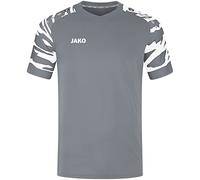 JAKO Maillot Wild KA, taille M, couleur : gris pierre/blanc