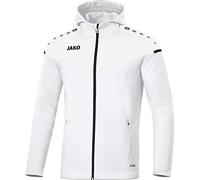 JAKO Manteau Veste à Capuchon pour Enfant, Taille 152, Blanc