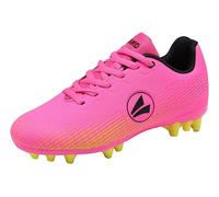 JAKO Mixte J-SFG Skill Chaussure de Football, Rose Fluo Sulphur Spring, 45 EU