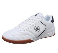 JAKO Mixte J-Yard Pro Chaussure de Terrain intérieur, Blanc et Noir, 45 EU