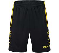 JAKO - Pantalon De Sport Polyvalent, Mixte Enfant, Noir/Citro, 140