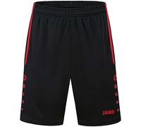JAKO - Pantalon De Sport Polyvalent, Mixte Enfant, Noir/Rouge Sport, 152