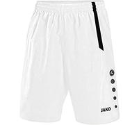 JAKO - Pantalon De Sport Turin, Mixte Enfant, Blanc Noir, 140