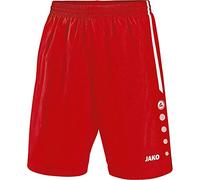 JAKO - Pantalon De Sport Turin, Mixte, Sport Rouge/Blanc, L