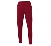 JAKO Pantalon D'entraînement pour Femme, Taille 36, Rouge Vin