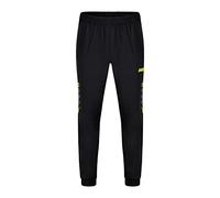 JAKO - Pantalon en Polyester Défi, Mixte Enfant, Noir/Citro, 140