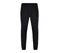 JAKO - Pantalon en Polyester Défi, Mixte Enfant, Noir Rouge, 128