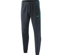 JAKO - Pantalon Polyester Competition 2.0, Mixte, Anthracite/Turquoise, M