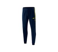 JAKO - Pantalon Polyester Competition 2.0, Mixte, Marine/Jaune Fluo, M