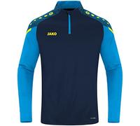 JAKO Veste de survêtement zippée Performance – Bleu – XL – Mixte
