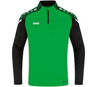 JAKO Veste de survêtement zippée Performance Mixte Vert tendre/Noir M