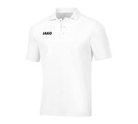 JAKO - Polo Base, Mixte, Blanc, M