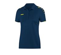 JAKO - Polo Classique, Femme, Bleu Nuit/Citro, 36