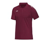 JAKO - Polo Classique, Mixte, Bordeaux, XL